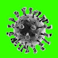 coronavirus 2019-ncov ny coronavirus begrepp ansvarig för SARS-CoV-2 utbrott och coronavirus influensa som farlig influensa anstränga fall som en pandemisk. mikroskop virus stänga upp. 3d tolkning. foto