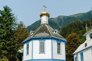 helgon nicholas ryska ortodox kyrka i Juneau, alaska foto
