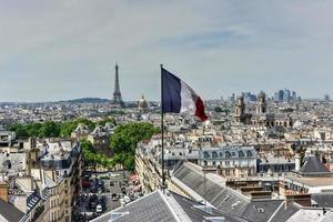 se av de paris horisont från de pantheon. foto