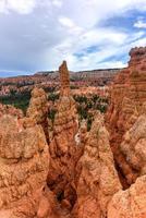 de amfiteater i bryce kanjon nationell parkera i utah, förenad stater. foto