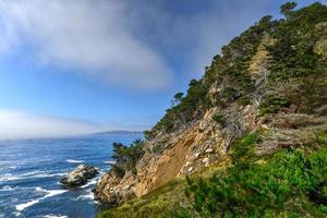 punkt lobos stat naturlig boka bara söder av Carmel-by-the-sea, Kalifornien, förenad stater, och på de norr slutet av de stor sur kust av de pacific hav foto