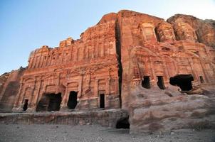 ruiner av petra, jordan foto