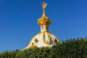 de peterhoff palats i st. Petersburg, ryssland foto