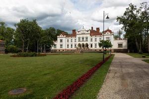 rokiskis herrgård och stad miljö landskap foto