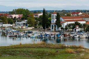 landskap av thassos ö foto