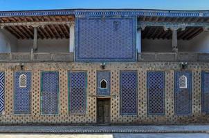 khan palats tash-khauli eller sten plats, en harem för fruar och bihustruer i khiva, uzbekistan. foto