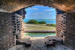 fönster, fort Jefferson på de torr tortugas nationell parkera foto