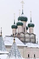 de kreml av rostov de bra i vinter, ryssland foto