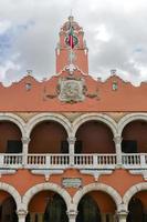 Fasad av de stad hall i merida, yucatan, Mexiko. foto