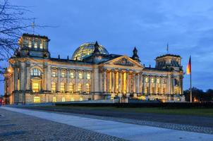 reichstag, de sittplats av tysk regering i berlin. foto