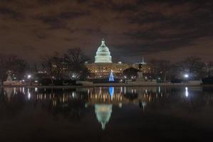 oss capitol byggnad i vinter- - Washington dc förenad stater foto