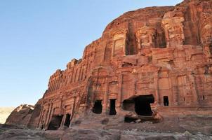 ruiner i petra, jordan foto