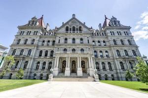 ny york stat capitol byggnad, albany foto