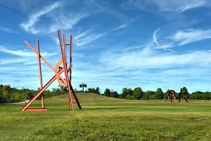 Mountainville, ny york - september 14, 2014 - storm kung konst Centrum, var är en samling av Mer än 100 försiktigt placerad skulpturer skapas förbi några av de mest hyllad artister av vår tid, usa. foto