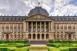 de kunglig palats i Bryssel, Belgien. den är de officiell palats av de kung och drottning av de belgiska i de Centrum av de nationens huvudstad Bryssel. foto