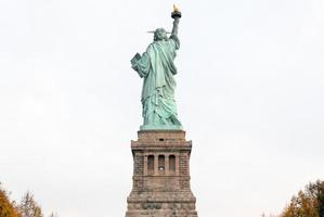 staty av frihet i ny york stad. foto