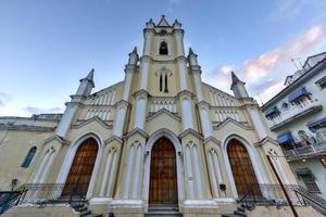 iglesia del santo ängel vårdnad, belägen på loma del ängel, eller ängel kulle, de kyrka var byggd i de andra halv av de 17:e århundrade och expanderat i de mitten av 18:e århundrade i gotik väckelse stil. foto