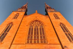 Notre Dame katedral roman katolik basilika i Ottawa, Kanada. foto