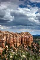 träsk kanjon på bryce kanjon nationell parkera i utah, förenad stater. foto