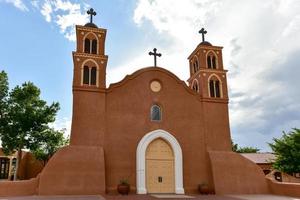 san miguel de socorro är de katolik kyrka i socorro, ny Mexiko, byggd på de ruiner av de gammal nuestra senora de socorro uppdrag. foto