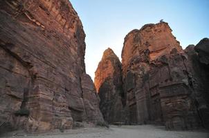 ruiner i petra, jordan foto