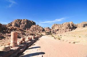 ruiner av petra, jordan foto