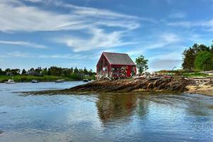 bailey ö i casco bukt, maine. foto