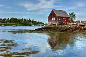 bailey ö i casco bukt, maine. foto