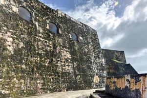 castillo san felipe del morro också känd som fort san felipe del morro eller morro slott. den är en 1500-talet citadell belägen i san juan, puerto rico. foto