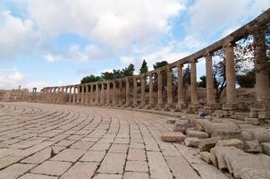 oval forum - jerash, jordan foto