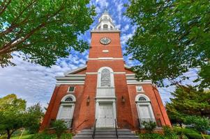 först unitarian kyrka - burlington, vermont foto