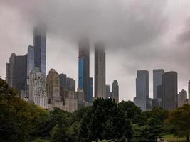 miljardärers rad - central parkera - ny york stad foto