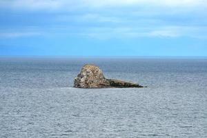 ö landskap av sjö baikal från olkhon ö, baikal, Sibirien, ryssland foto