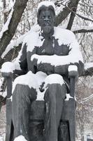 fallen monument parkera också känd som muzeon parkera av konst med reliker av de sovjet union, Moskva, Ryssland, cirka december 2021 foto