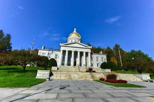 de stat capitol byggnad i montpelier vermont, USA foto