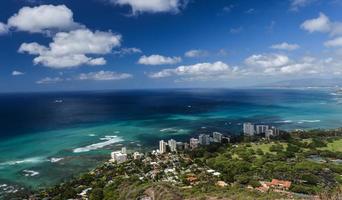 honolulu och mamala bukt foto