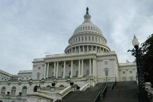 oss capitol byggnad i vinter- - Washington dc förenad stater foto