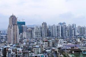 gammal lägenhet blockera - Macau, Kina foto