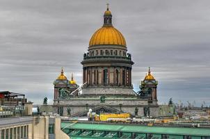 st isak katedral i helgon Petersburg, Ryssland. den är de största kristen ortodox kyrka i de värld foto