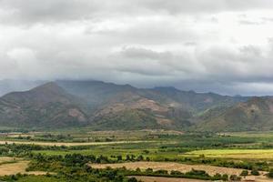 panorama- se över de fält av trinidad, kuba. foto