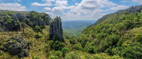 höjdpunkt sten, mpumalanga, söder afrika foto