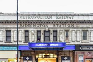 london, Storbritannien - november 24, 2016 - paddington järnväg station i london, förenad rike. foto
