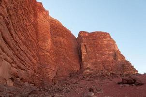 wadi rom öken, jordan foto