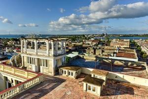 panorama- se över de stad av cienfuegos, kuba. foto