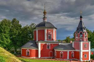 kyrka av dormition av de theotokos i suzdal, ryssland foto