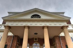 Thomas Jeffersons Hem, monticello, i charlottesville, virginia. foto