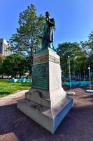 monument till de uppfinnare seth boyden i newark, ny jersey. foto