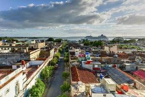 panorama- se över de stad av cienfuegos, kuba. foto