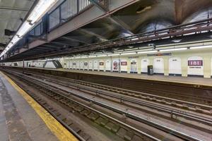 ny york stad - juni 9, 2017 - 181 gata tunnelbana station i de fort Washington grannskap av i manhattan, ny york. foto