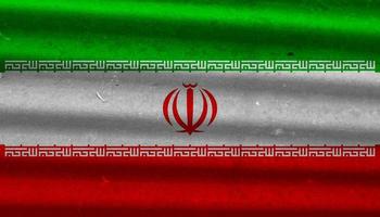 iranian flagga textur som bakgrund foto